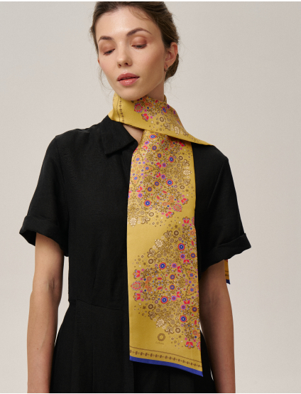 Картинка Шовковий шарф «Слобожанщина. Золоті жнива» 